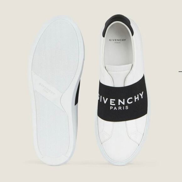 Givenchy White Urban Street sneakers leather elastic band Slip On Sneakers 44 main image 9